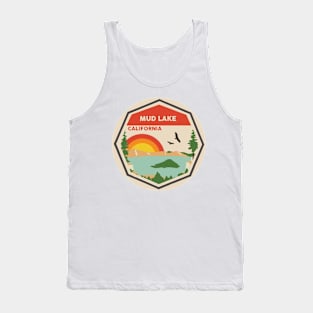 Mud Lake California Colorful Scene Tank Top